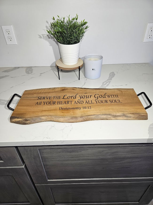 Serving Tray - Live Edge