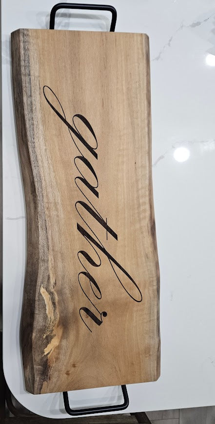 Serving Tray - Live Edge